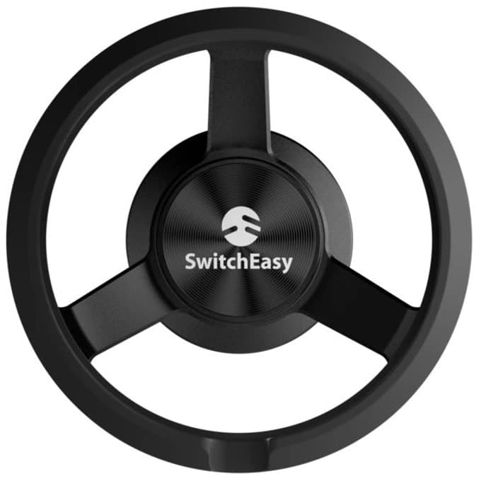 Поставка SwitchEasy MagMount for MagSafe Car Mount 3M Adhesive Type (GS-114-156-244-11), съвместима с MagSafe захранване, черна