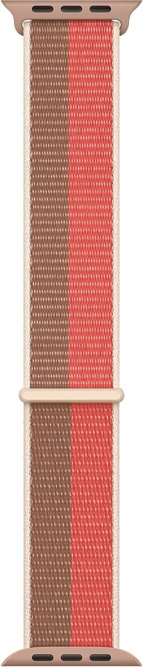 Оригинална текстилна каишка за Apple Watch 42мм, 44мм, 45мм, 46мм, Ultra, Ultra 2 49мм - Apple Pink Pomelo Sport Loop (розов-кафяв)