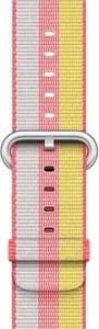 Оригинална текстилна каишка за Apple Watch 42мм, 44мм, 45мм, 46мм, Ultra, Ultra 2 49мм - Apple Watch Woven Nylon Band (червен-жълт)