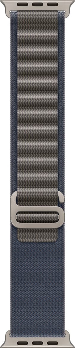 Оригинална текстилна каишка за Apple Watch Ultra, Ultra 2 49мм - Apple Alpine Loop Small (син)