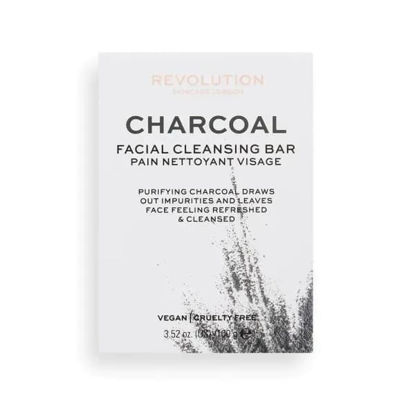 Revolution Skincare почистващ сапун за лице с въглен Charcoal 100гр