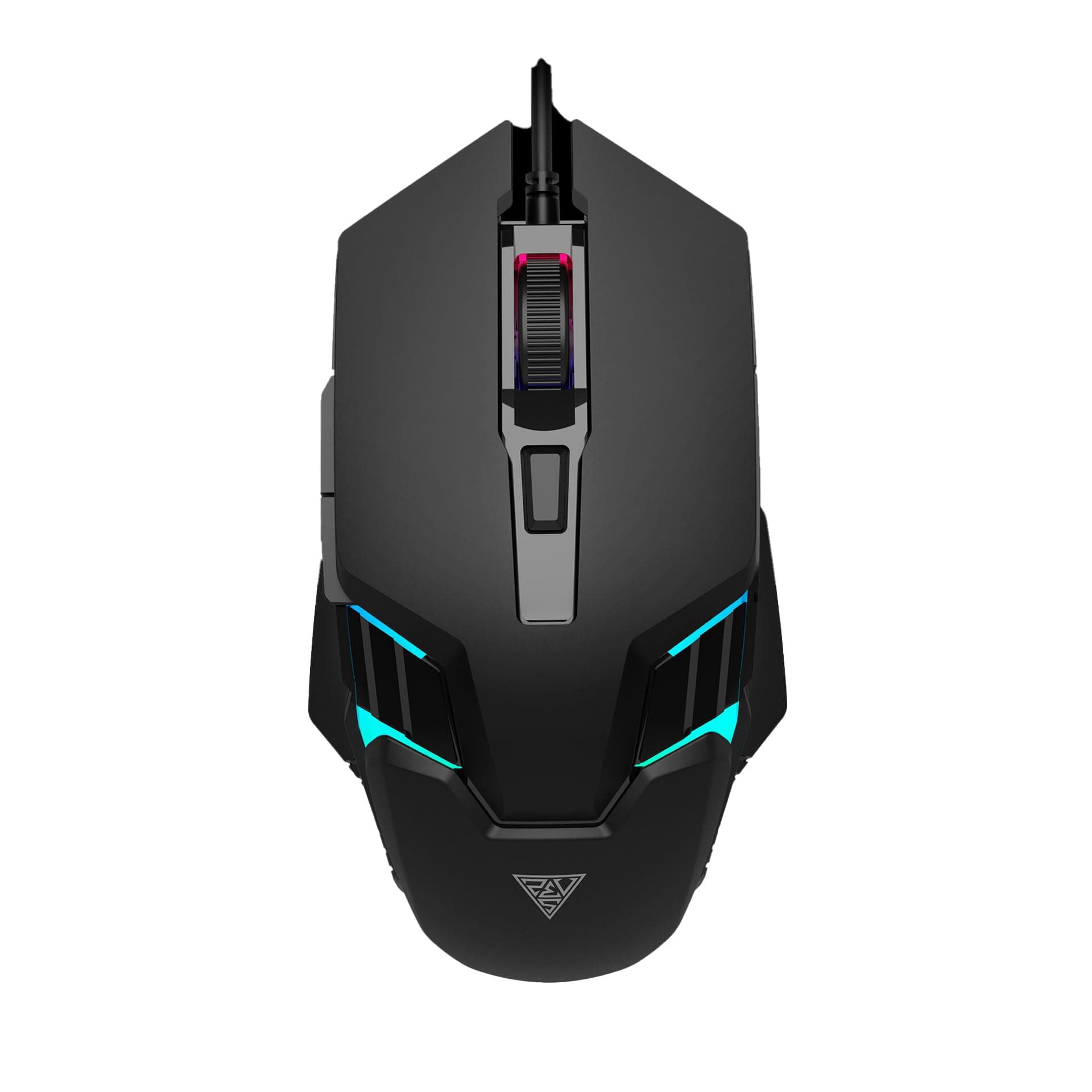 Мишка Gamdias AURA GS4, оптична 3600dpi, жична, гейминг, черна. USB