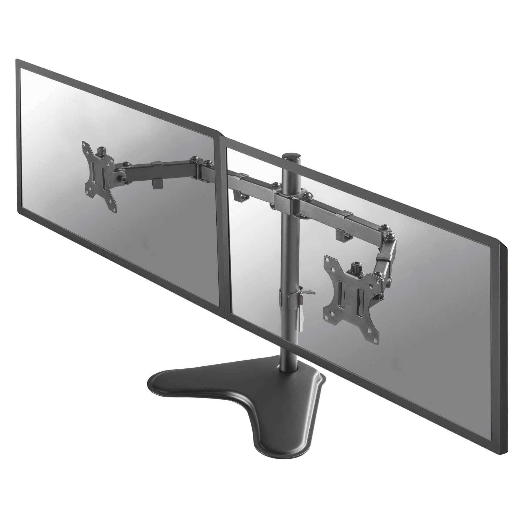 NEOMOUNTS BY NEWSTAR Neomounts Flat Screen Desk Mount (stand) for 2 Monitor Screens
