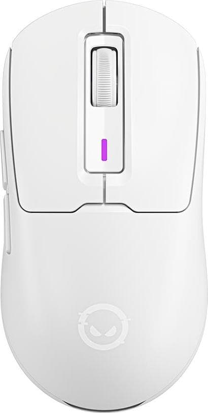 Мишка Lorgar MSA10W, оптична (12 000 dpi), безжична, USB, бяла, гейминг, PixArt PAW3311DB сензор