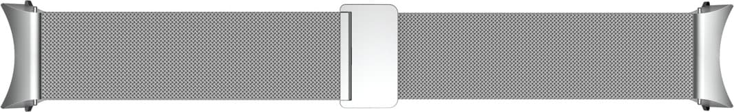 Оригинална каишка от неръждаема стомана за Samsung Galaxy Watch 4 44мм - Samsung Classic Milanese Loop 20mm M/L (GP-TYR870SAASW) (сребрист)