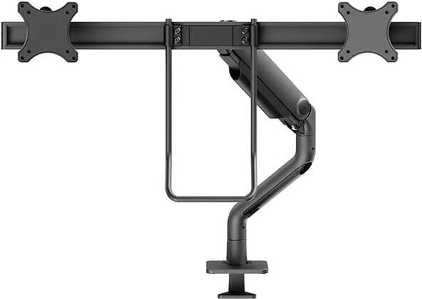 NEOMOUNTS BY NEWSTAR Neomounts Next One Desk Mount, double display crossbar (topfix clamp/grommet)