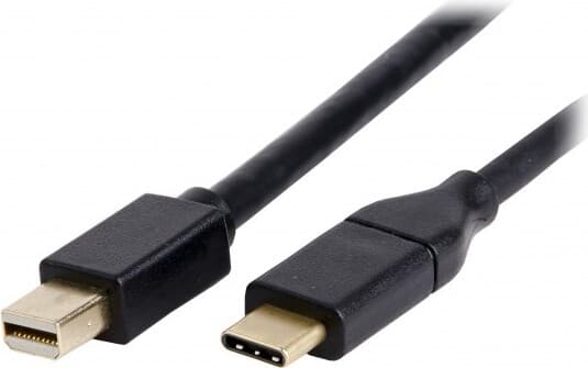 Кабел за свързване от USB-C към Mini-DisplayPort (180 см) - LMP USB-C to Mini-DisplayPort Cable (черен)