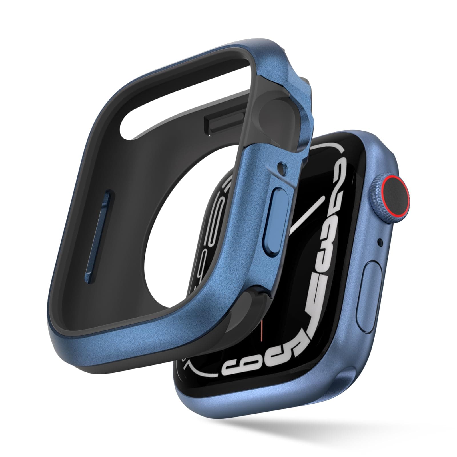 Удароустойчив хибриден кейс за Apple Watch 41мм, 40мм - SwitchEasy Odyssey Case (син)