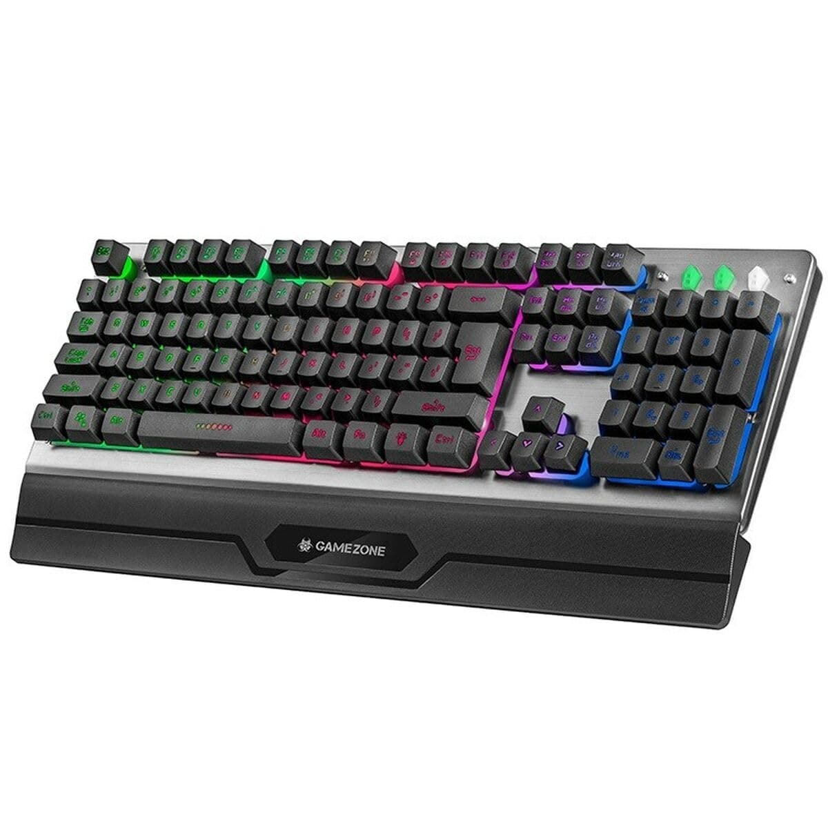 Клавиатура Tracer Gamezone Ores (TRAKLA46749), гейминг, RGB подсветка, сива, USB