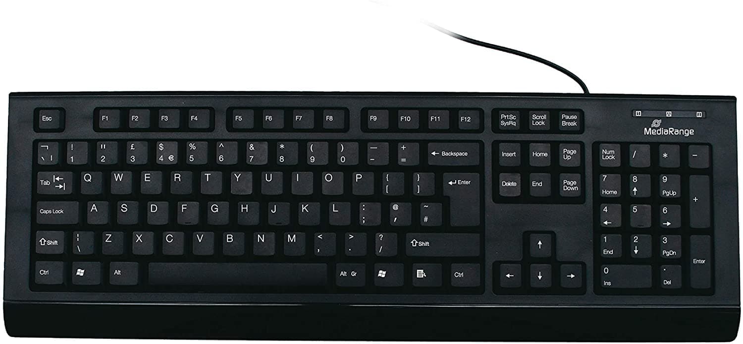 Клавиатура MediaRange MROS101-UK, черна, USB