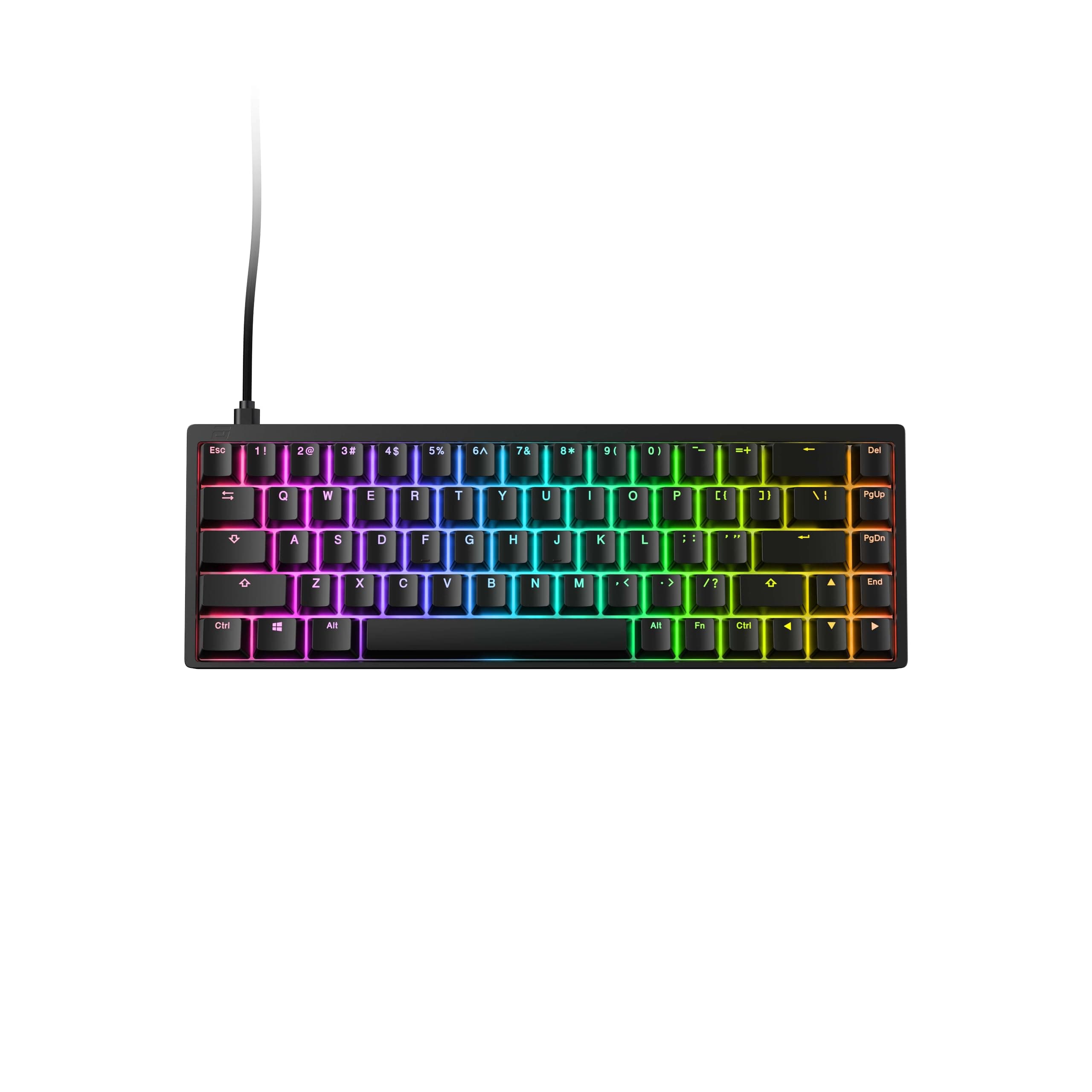 Клавиатура Endgame Gear KB65HE, механична, Gateron KS-37B суичове, гейминг, RGB подсветка, черна, USB