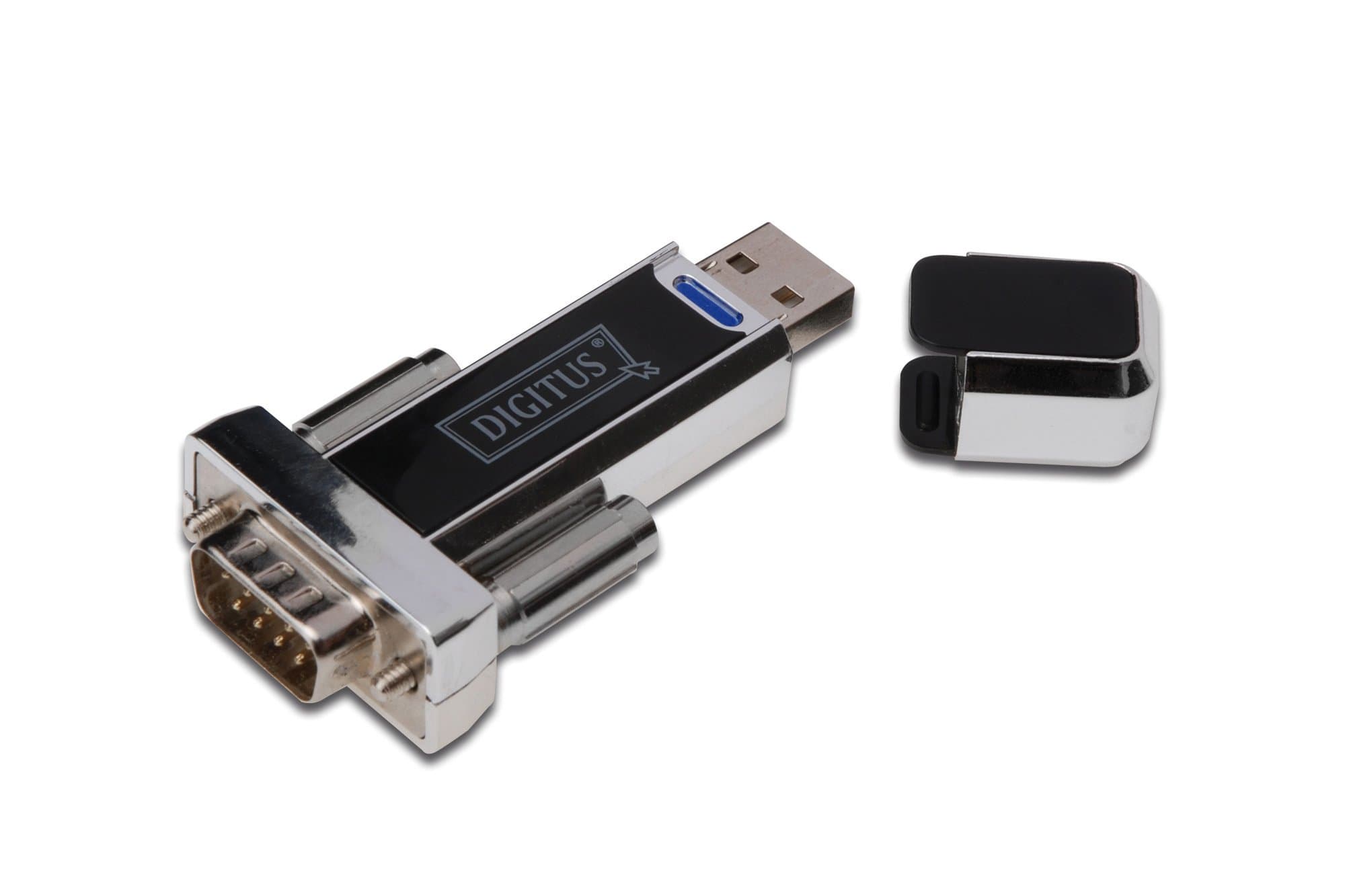 Преходник Digitus DA-70155, USB A(м) към RS232(м)