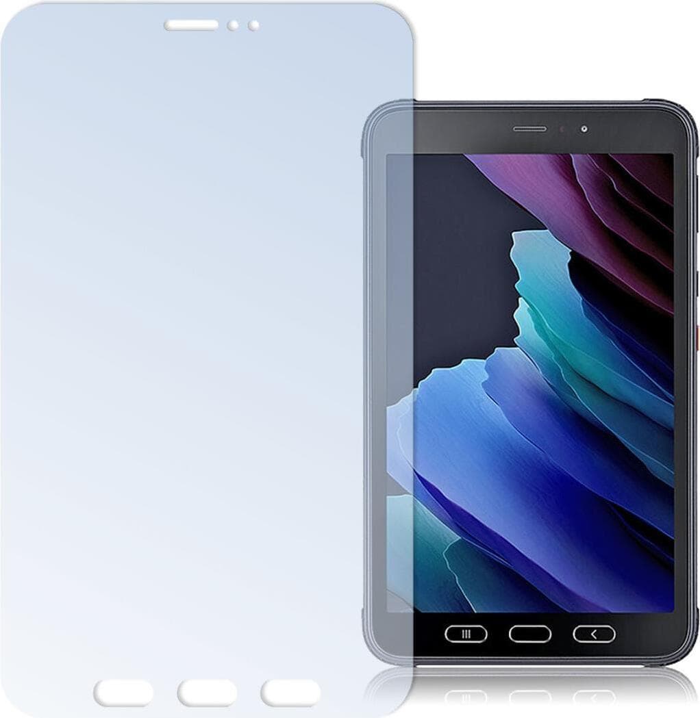 Калено стъклено защитно покритие за дисплея на Samsung Galaxy Tab Active 3 - 4smarts Second Glass 2.5D (прозрачен)