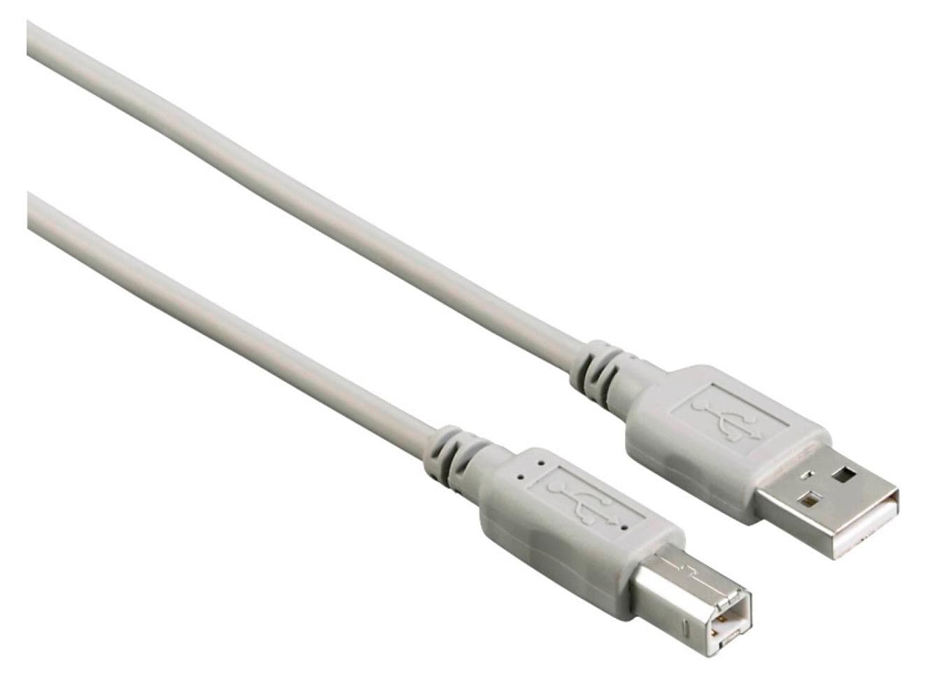 Кабел HAMA 29100, от USB-A (м) към USB-B (м), 3 m, сив