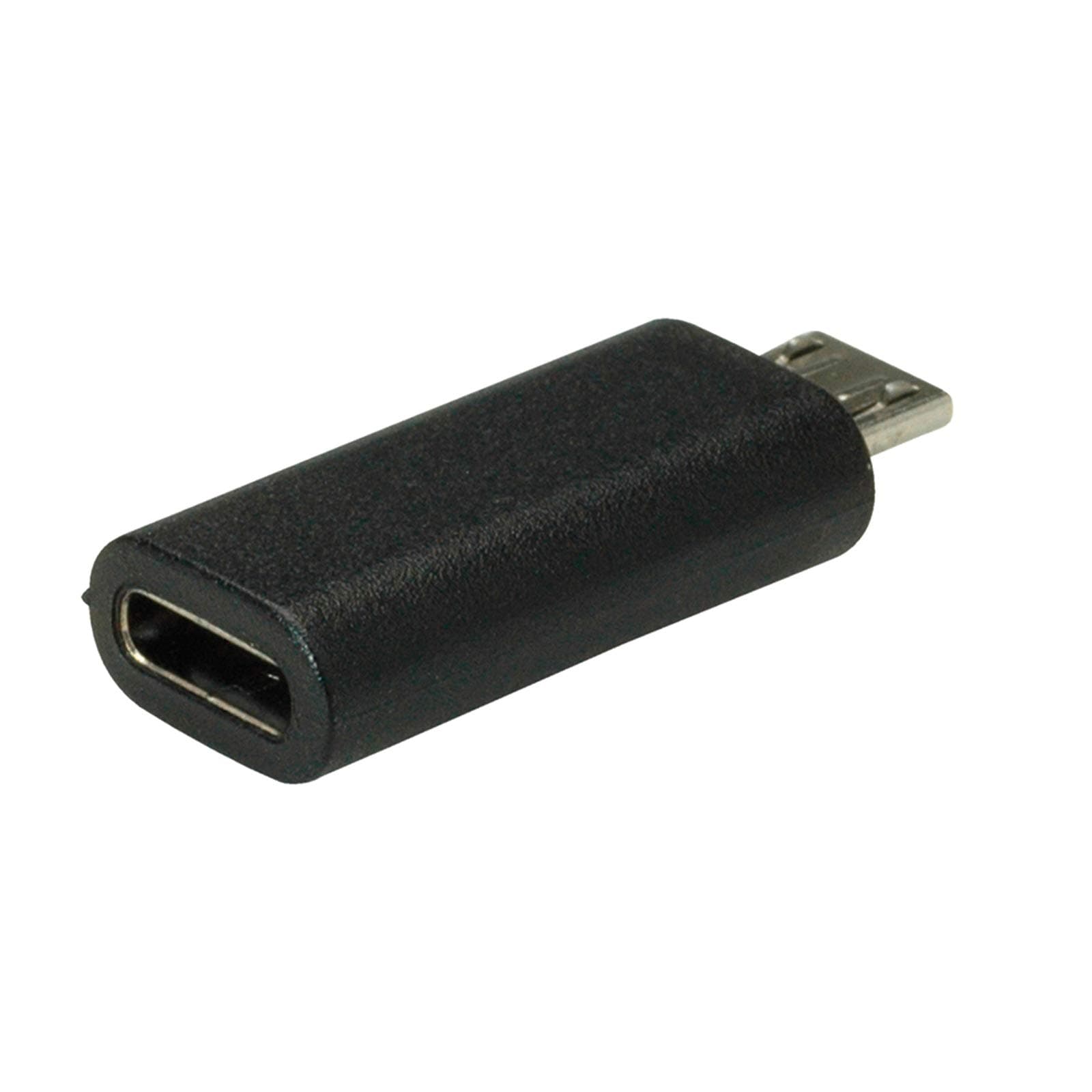 Адаптер Roline 12.99.3192, от USB Micro B(м) към USB Type-C(ж), черен