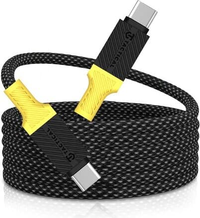 Кабел Tactical MagRope, от USB C(м) към USB C(м), 1m, 60W, черен