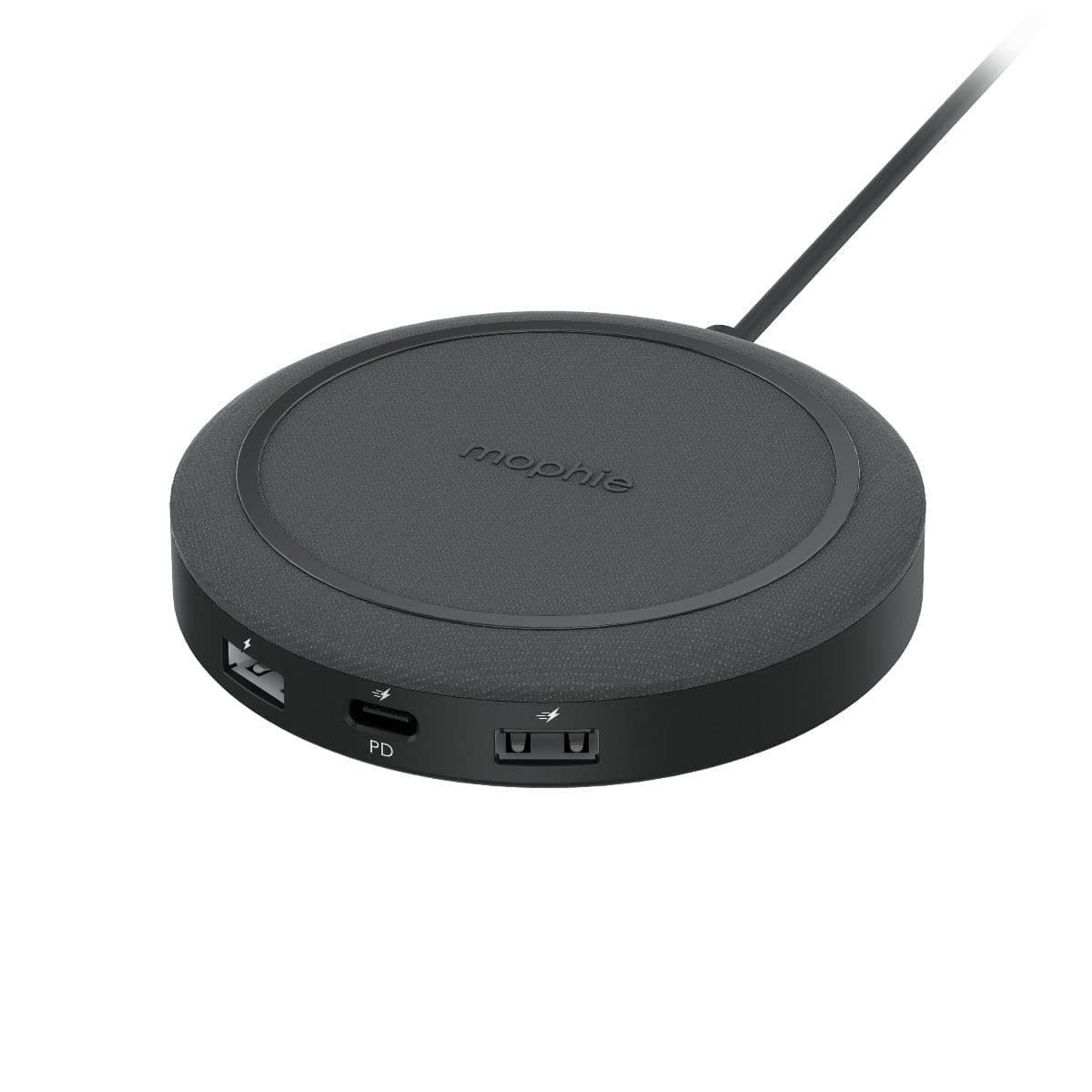 Безжично зарядно устройство Mophie Universal Wireless Charging, 10W, 3xUSB-C PD / 20W, Black