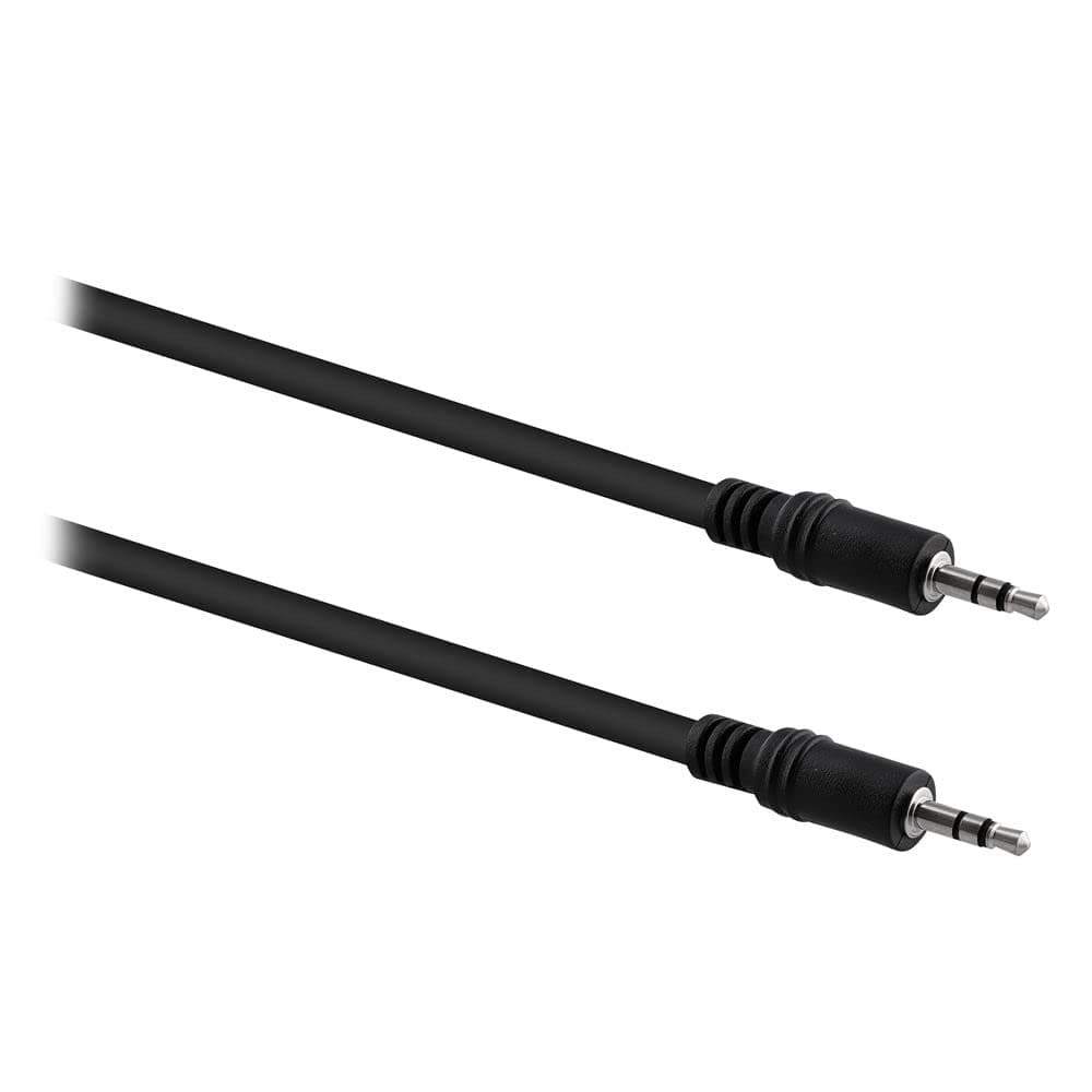 Кабел TNB JACK08, от AUX(м) към AUX(м), 0.8m, черен