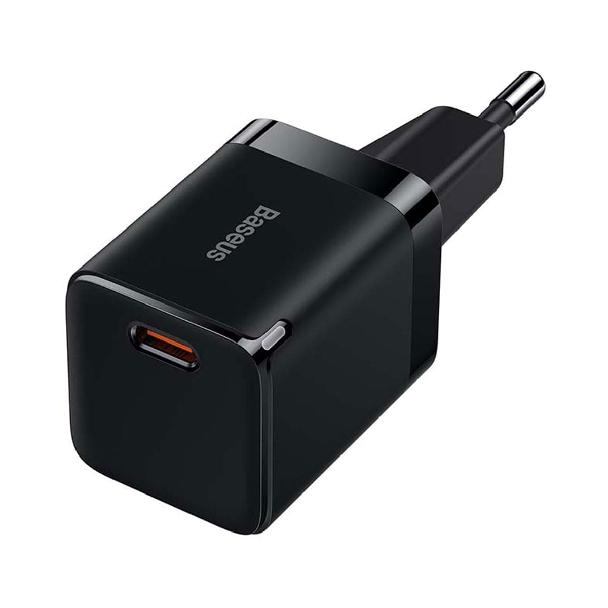 Зарядно устройство Baseus GaN 3 Fast Charger 1C (CCGN010101), от контакт към USB-C(ж), 30W, черно