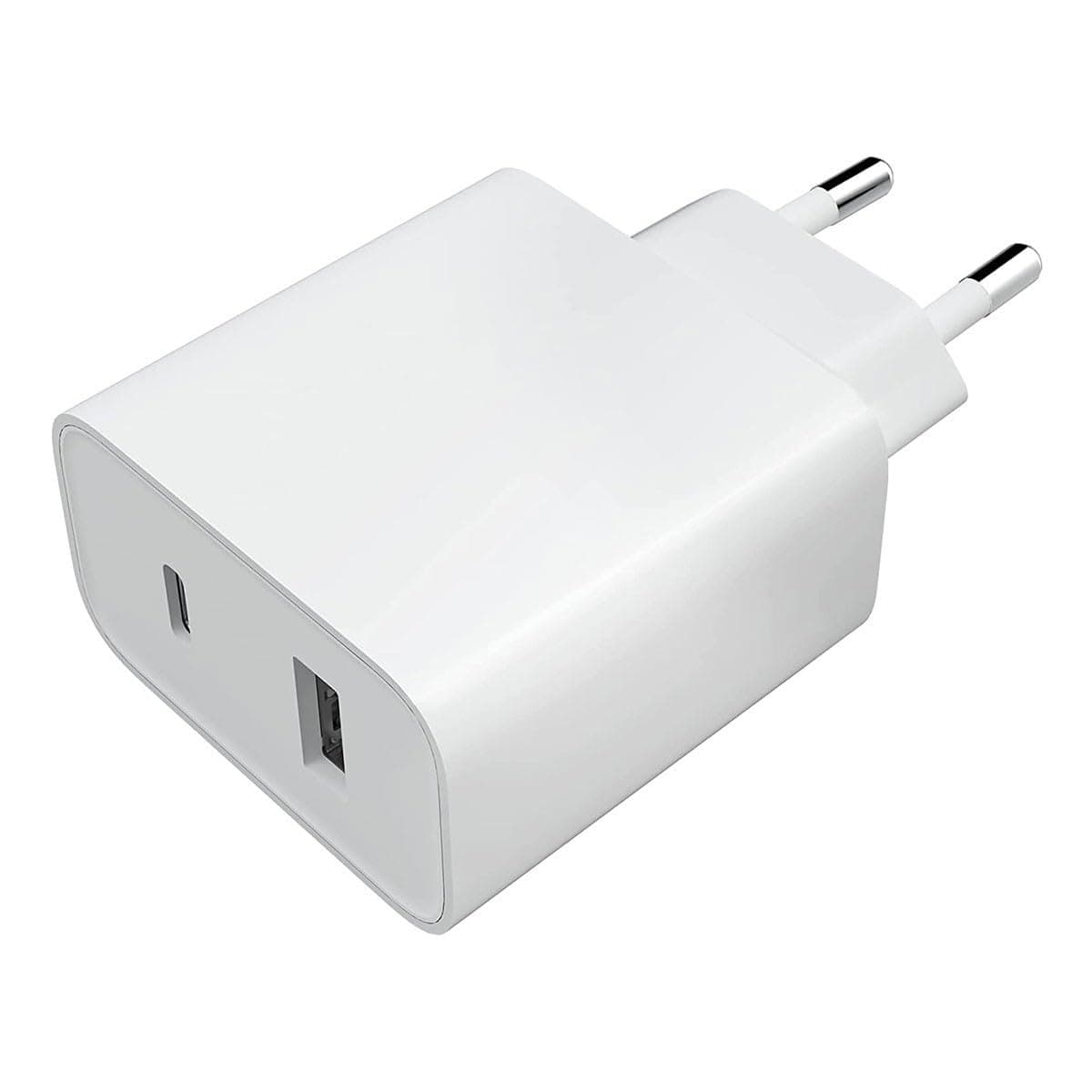 Зарядно устройство Xiaomi AD332EU, от контакт към 1x USB-A(ж)/1x USB-C(ж), 12V/2.25A, 33W, бяло