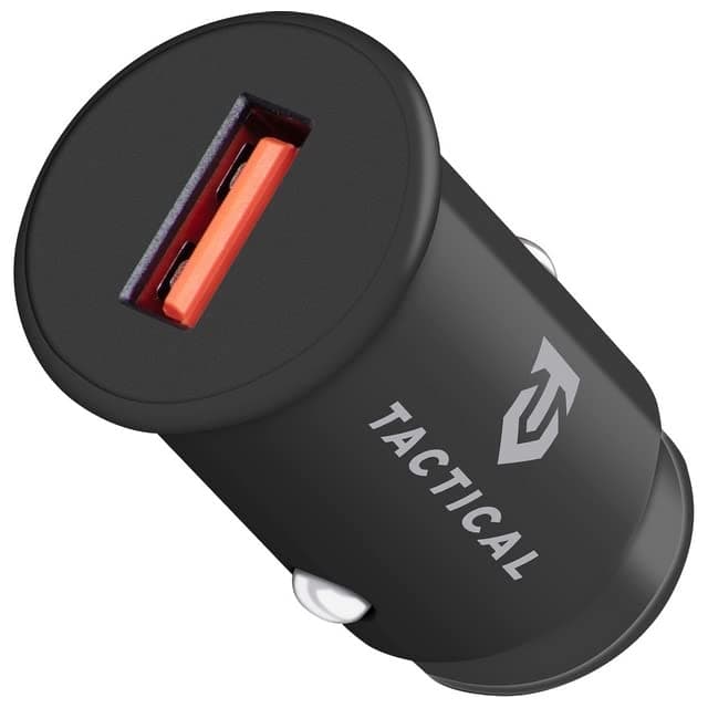 Зарядно за кола Tactical LZ-336 (CAQC1U001B), от авт. запалка към 1x USB-A(ж), 18W, черно