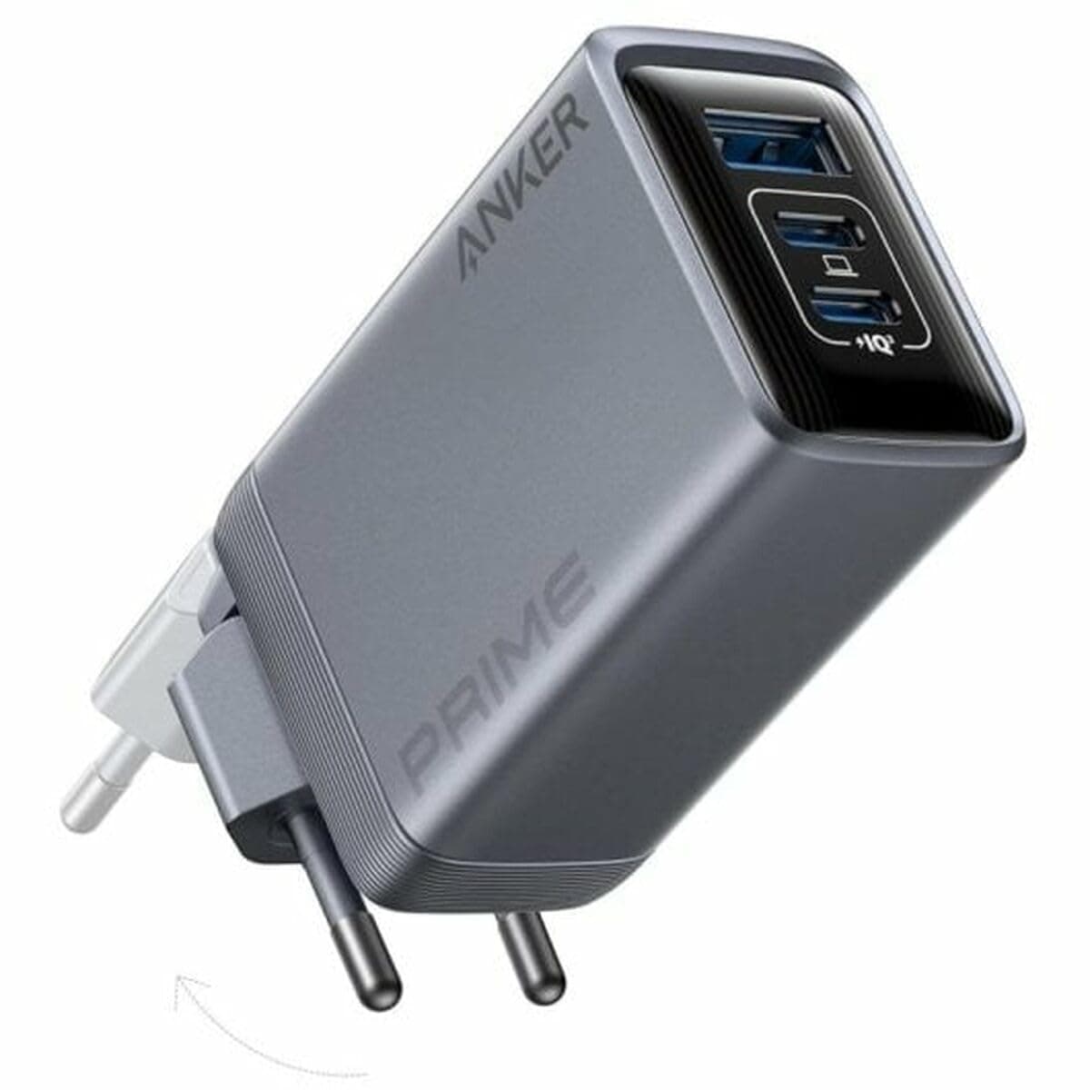 Зарядно устройство Anker A2688341, от контакт към 2x USB-C(ж), 1x USB-A(ж), 20V/5A, сиво, 100W