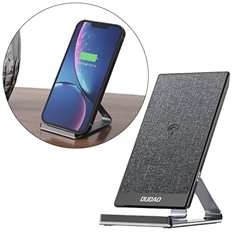 Безжично зарядно Dudao A10 Pro, от USB-C(ж) към безжично зареждане, 5V/2A, сиво
