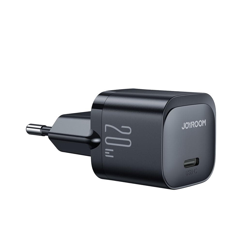 Зарядно устройство Joyroom JR-TCF02B, от контакт към 1x USB-C(ж), 12V/1.67A, черно, 20W