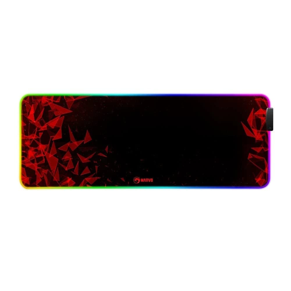 Подложка за мишка Marvo MG011, гейминг, черна, 800 x 300 x 4 mm