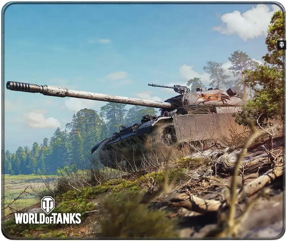 Подложка за мишка FSHolding World of Tanks CS-52 LIS Out of the Woods M (FSWGMP_52WOOD_M), гейминг, разноцветна, 360 x 300 x 3 mm