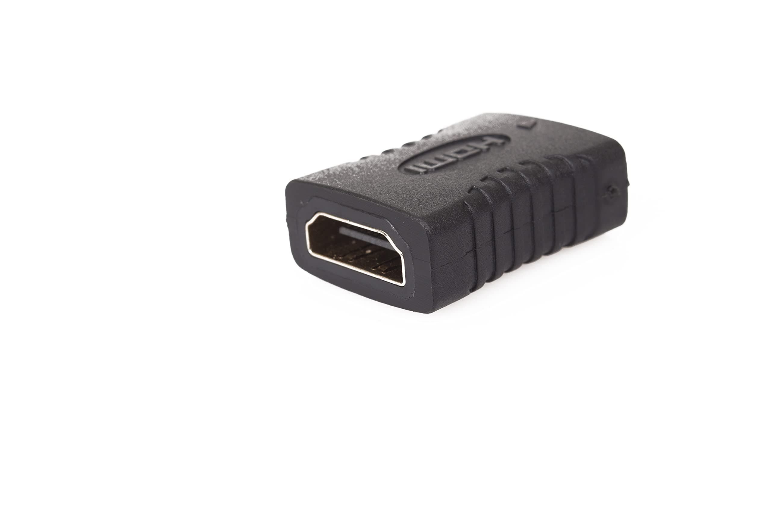 Преходник VCom CA313, HDMI(ж) to HDMI(ж), позлатен, черен