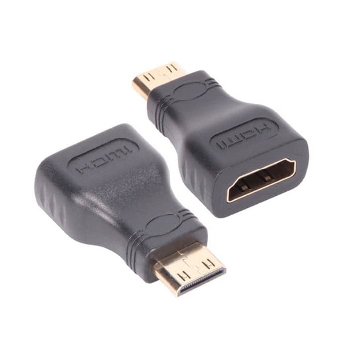 Преходник VCom CA316, Mini HDMI(м) към HDMI(ж), черен