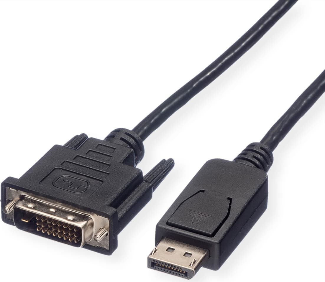 Кабел Roline, DisplayPort(м) към DVI(м), 2.0m