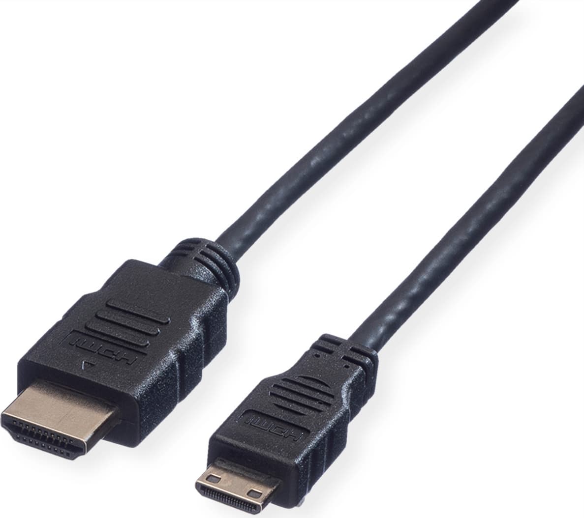 Кабел Roline, HDMI(м) към Mini HDMI(м), 2m, черен
