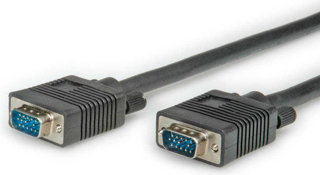 Кабел Roline S3607-2, VGA(м) към VGA(м), 20m, черен