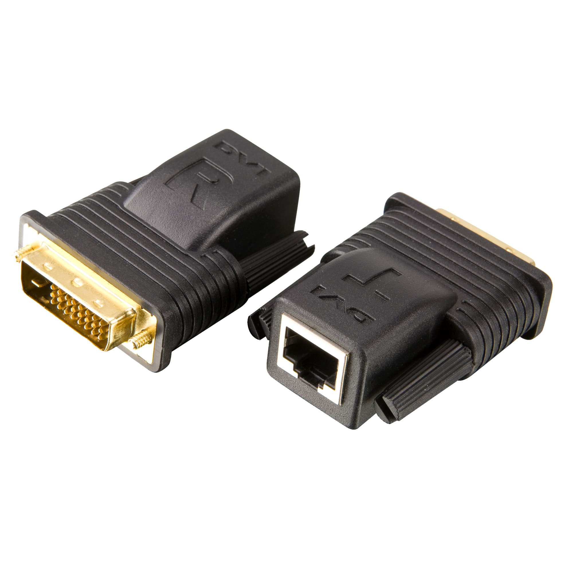 Преходник/удължител ATEN VE066, от DVI(м) към RJ-45(ж), чрез Cat 5e кабел, до 20м, до 1920 x 1200 резолюция, черен