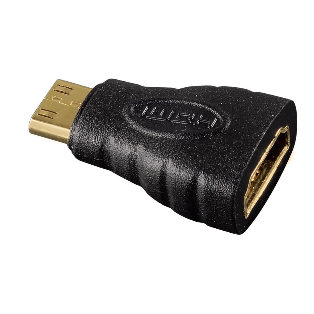Преходник HAMA 83861, от Mini HDMI(м) към HDMI(ж), черен, 4K