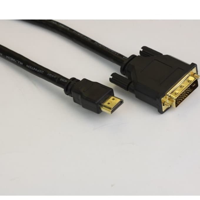 Кабел VCom CG481G-10m, от DVI(м) към HDMI(м), 10m