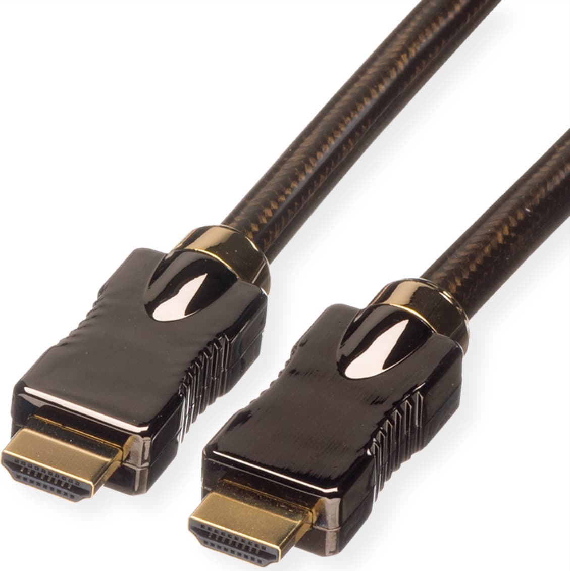 Кабел Roline 11.04.5681, от HDMI(м) към HDMI(м), 2m, черен