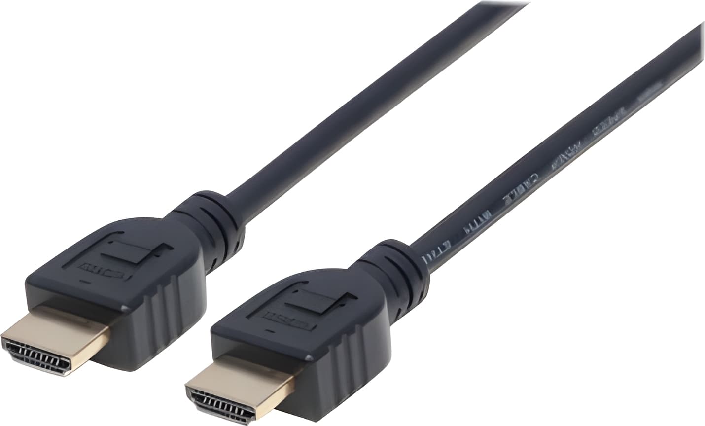 Кабел Manhattan 353922, от HDMI(м) към HDMI(м), 1m, черен