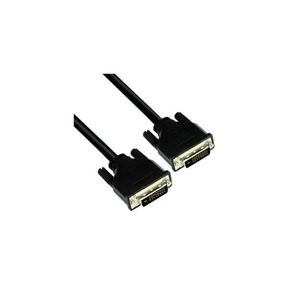 Кабел VCom CG441GD, от DVI(м) към DVI(м), 1.8m, черен
