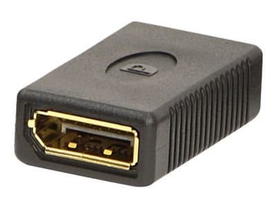 Преходник Lindy 41020, от DisplayPort(ж) към DisplayPort(ж), черен