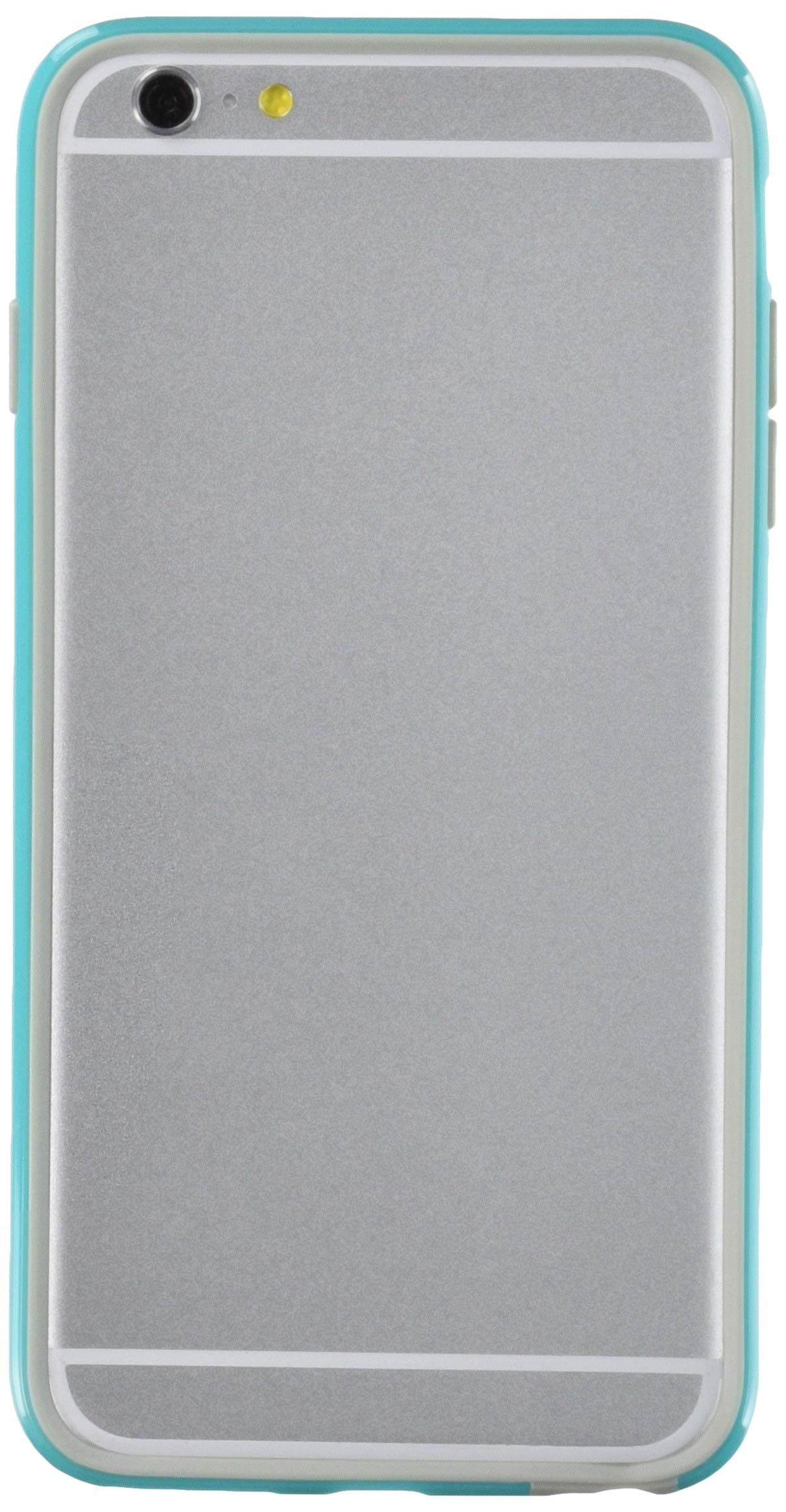 Силиконов бъмпер за iPhone 6 Plus, iPhone 6S Plus - Puro Bumper Frame (светлосин)