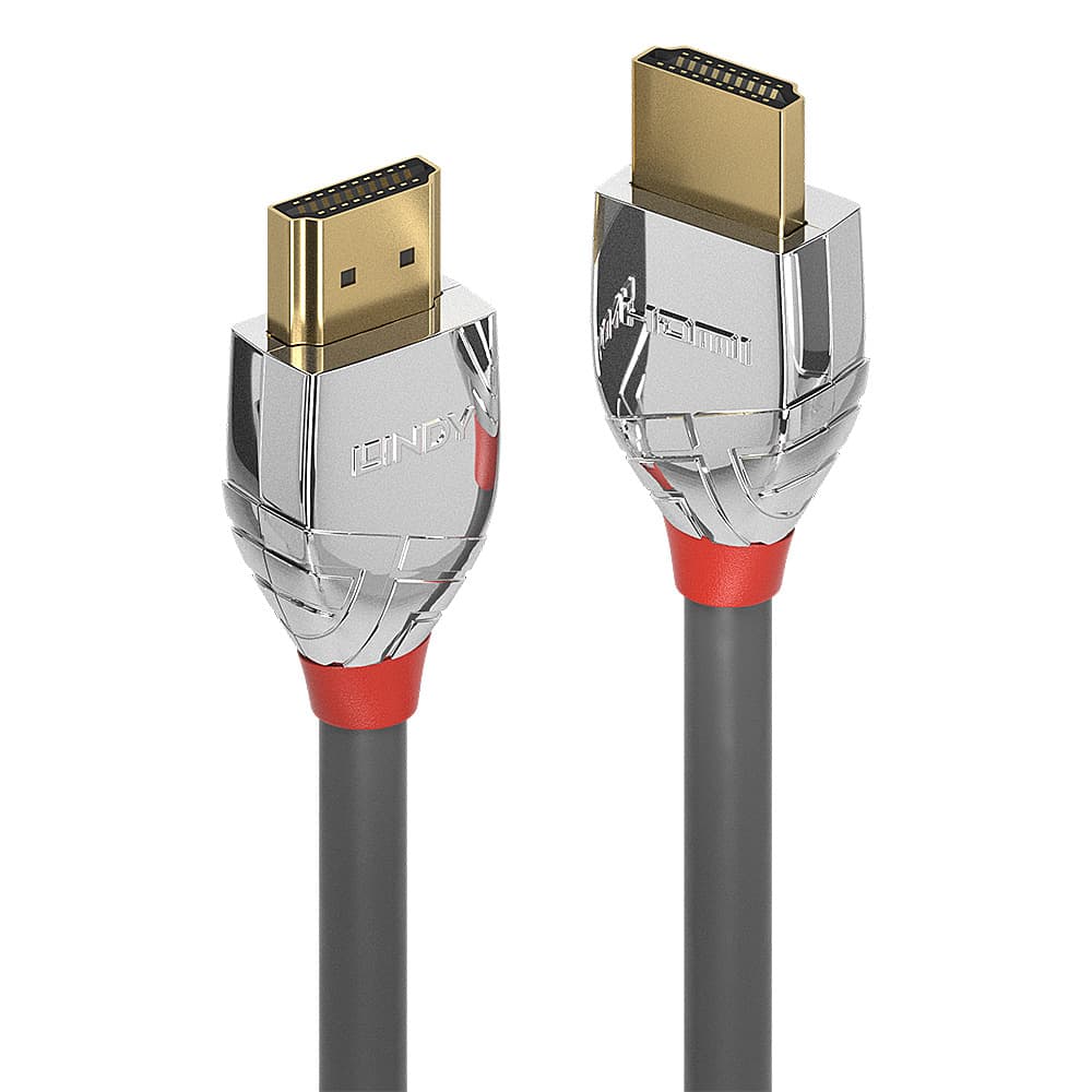 Кабел Lindy 37871, от HDMI(м) към HDMI(м), 2m, сив