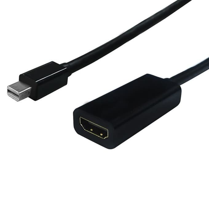 Преходник Roline S3206-10, от mini DisplayPort(м) към HDMI(ж), черен