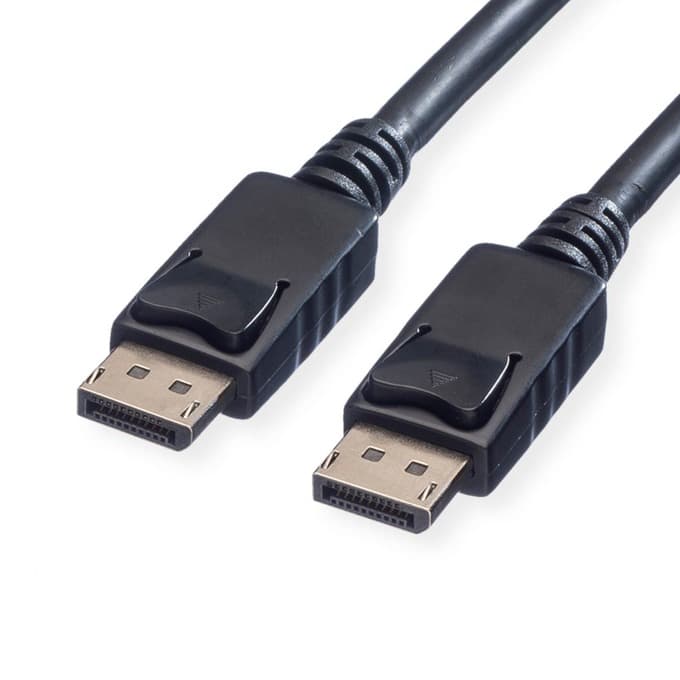 Кабел Roline 11.99.5765, от DisplayPort(м) към DisplayPort(м), 4096x2560 @60Hz, 7.5m, черен