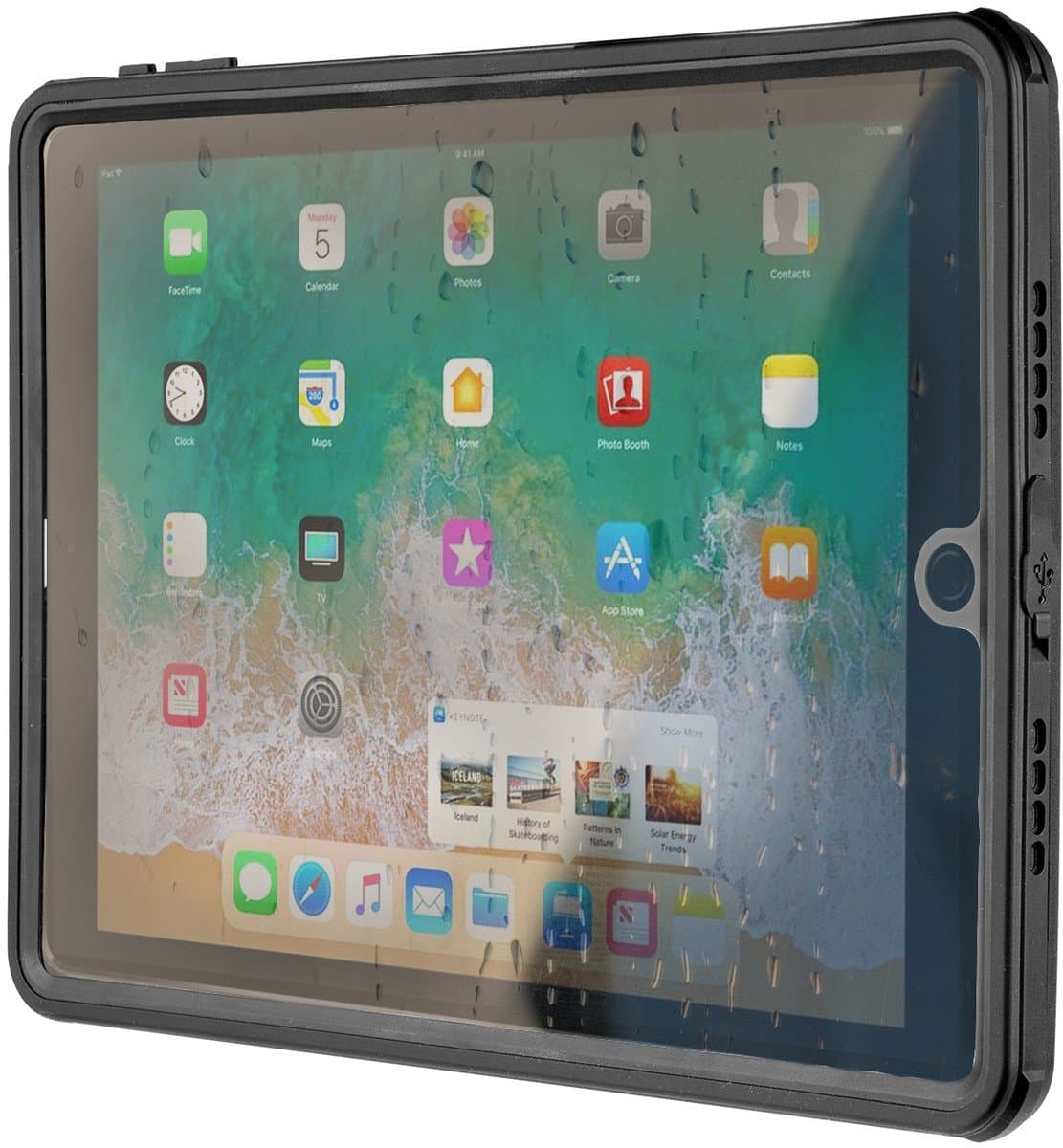 Калъф за таблет Apple iPad 5 2017 9.7", 4smarts Waterproof Case Active Pro NAUTILUS, ударо и водоустойчив, TPU, черен