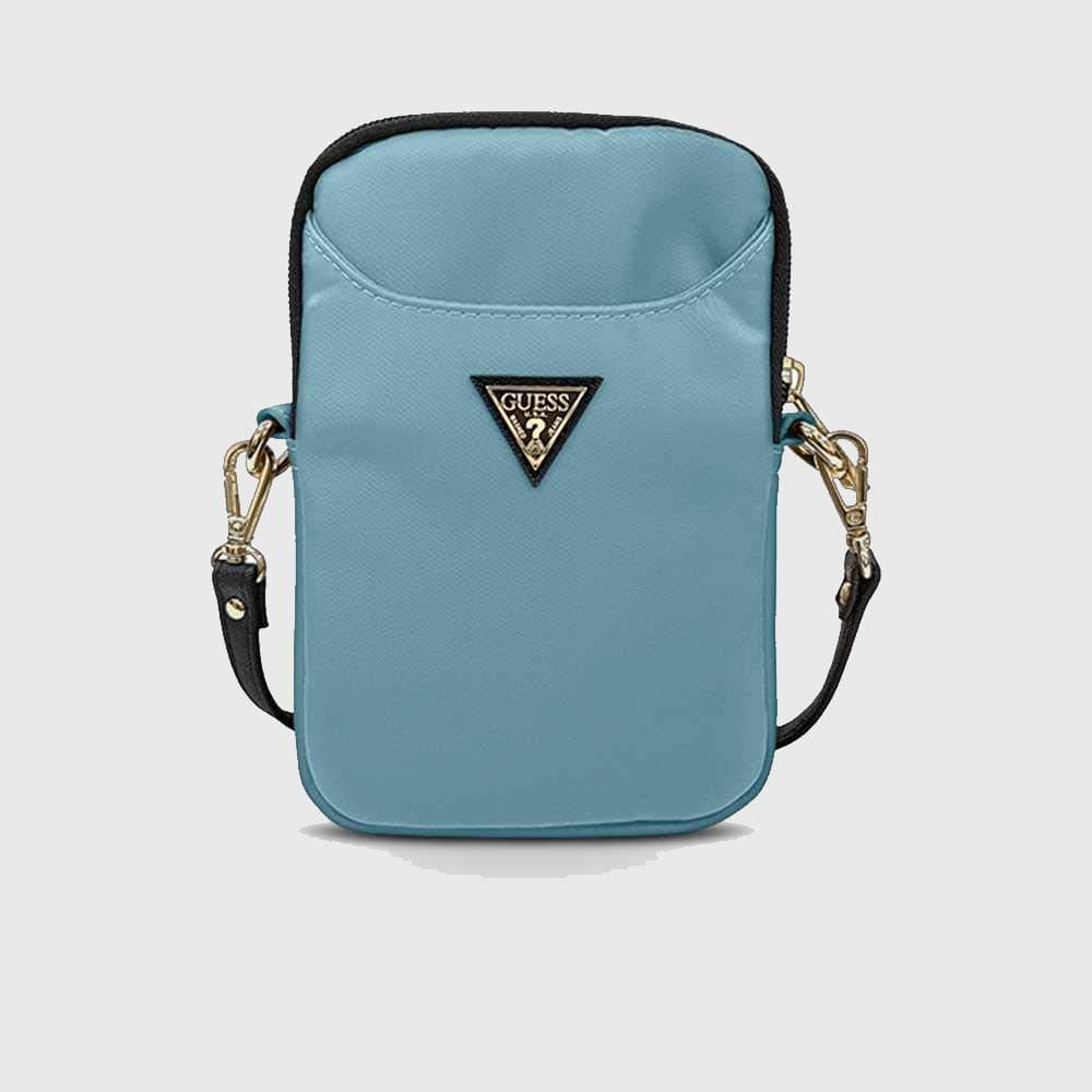 Чанта за таблет Guess Triangle Logo Tablet Bag 8 (GUPBNTMLLB), до 8" (20.3 cm), синя