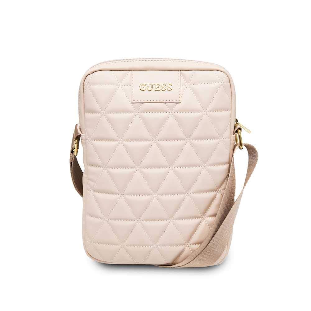 Чанта за таблет Guess Quilted Tablet Bag 10 (GUTB10QLPK), до 10" (25.4 cm), розово злато