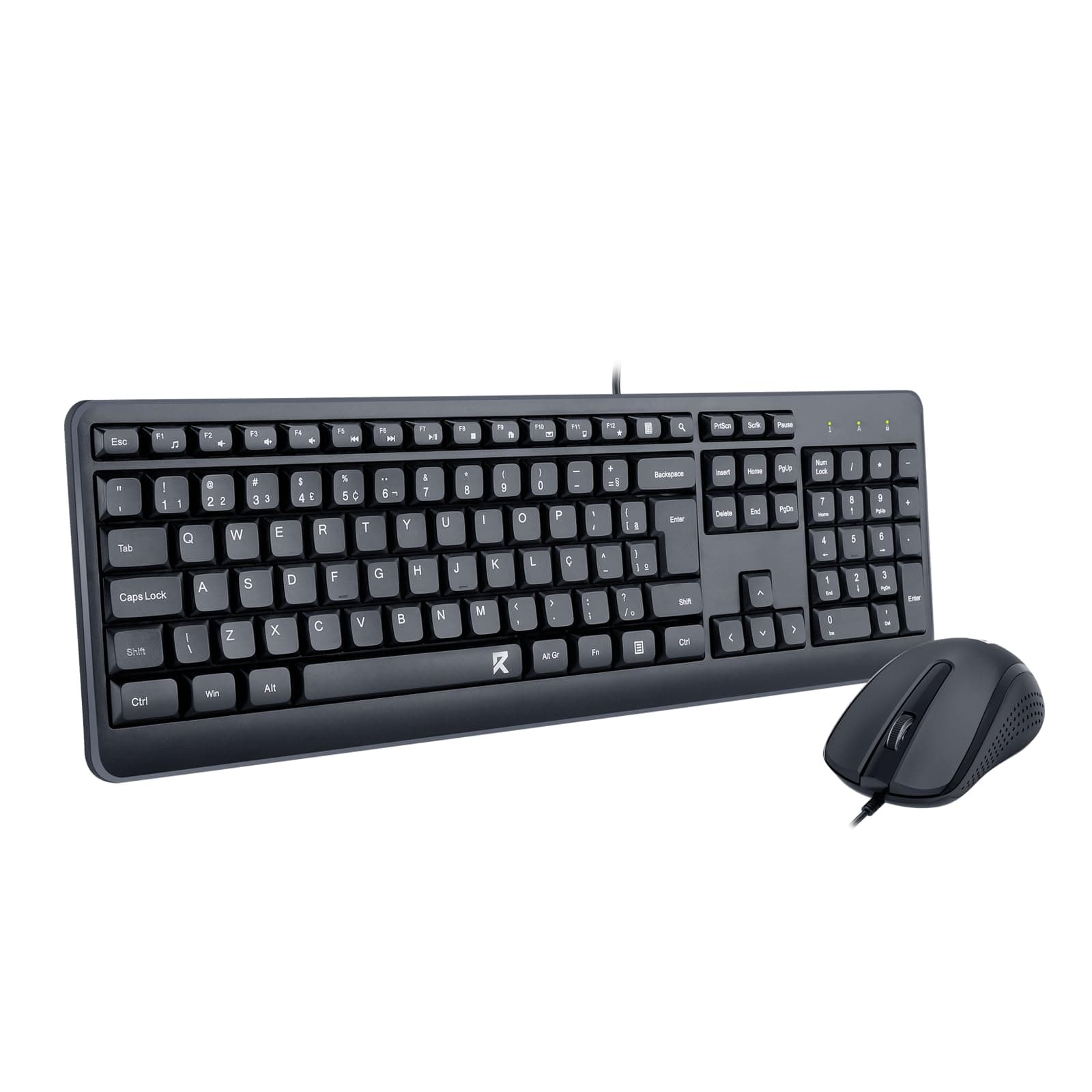 Комплект клавиатура и мишка Redragon BS-7092, БДС кирилизация, 1000dpi, USB, черни
